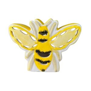 Ceramic Bee Light Up Night Light Battery Operated Decorative Accent Honeybee